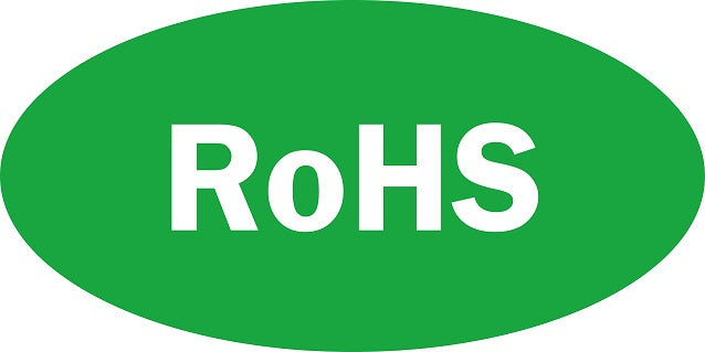 100x elektrische apparaten Rohs-kentekenplaat EW-ROHS-10600