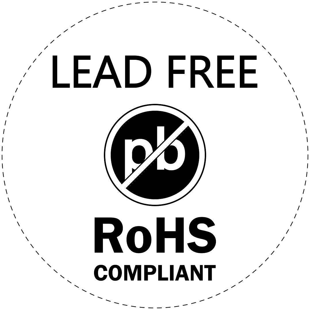 100x elektrische apparaten Rohs-kentekenplaat EW-ROHS-11100