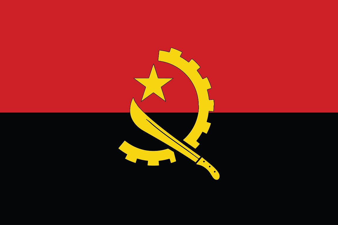 Sticker vlag van Angola 5-60cm Weerbestendig ES-FL-ANG