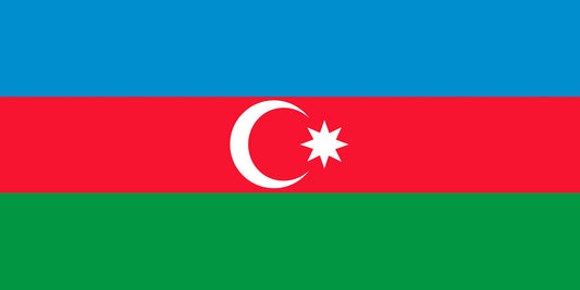 Sticker vlag van Azerbeidzjan 5-60cm Weerbestendig ES-FL-ASR