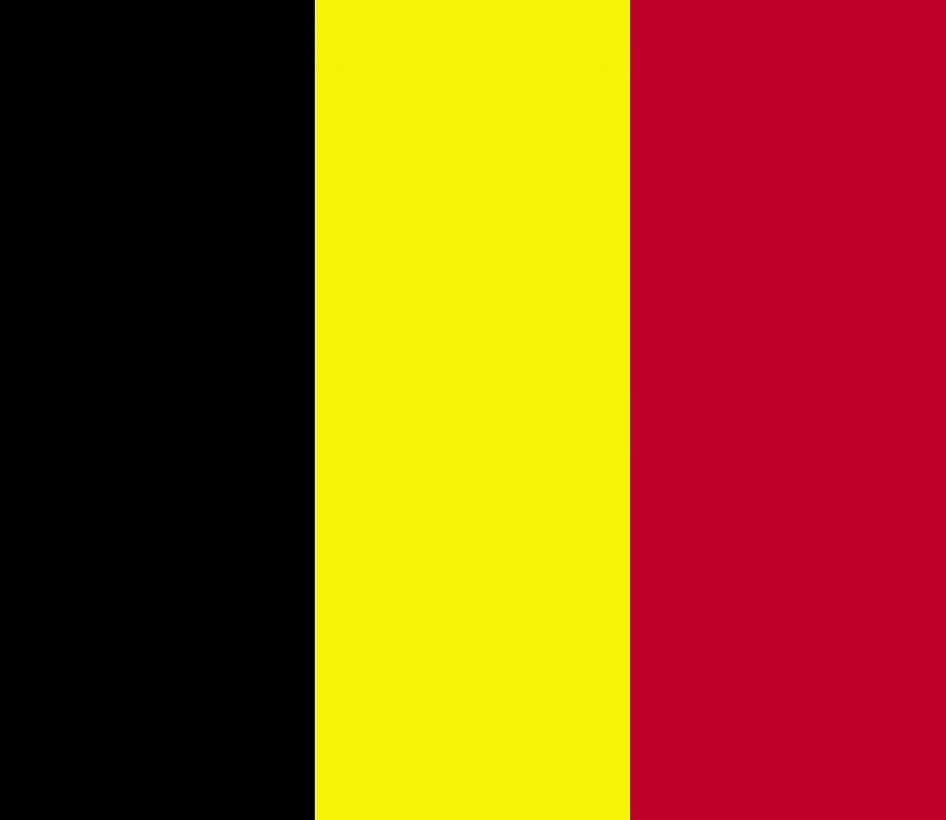 Sticker vlag van Belgie 5-60cm Weerbestendig ES-FL-BGL