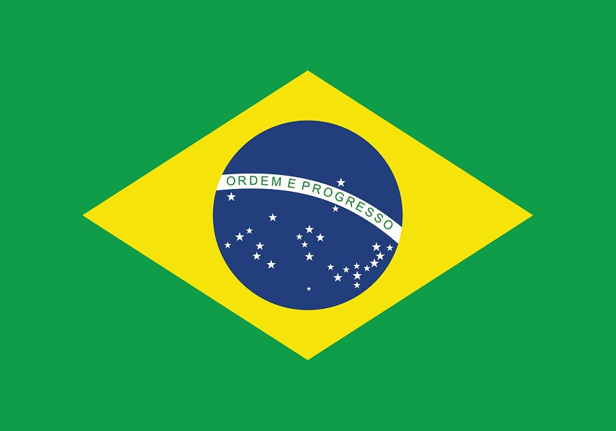 Sticker vlag van Brazilie 5-60cm Weerbestendig ES-FL-BRA