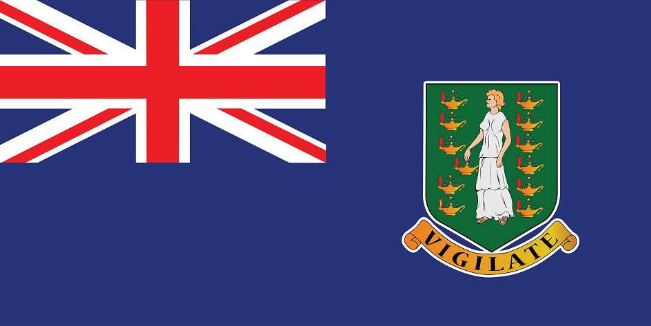 Sticker vlag van Britse Maagdeneilanden 5-60cm Weerbestendig ES-FL-BRJ