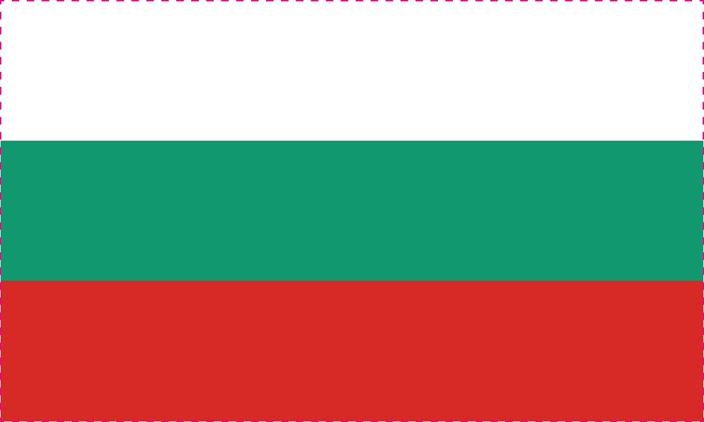 Sticker vlag van Bulgarije 5-60cm Weerbestendig ES-FL-BUL