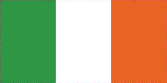 Sticker vlag van Ierland 5-60cm Weerbestendig ES-FL-IRL