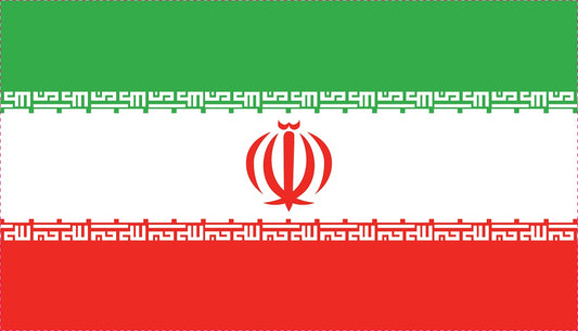 Sticker vlag va Iran 5-60cm Weerbestendig ES-FL-IRN