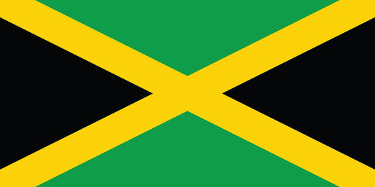 Sticker vlag van Jamaica 5-60cm Weerbestendig ES-FL-JAM