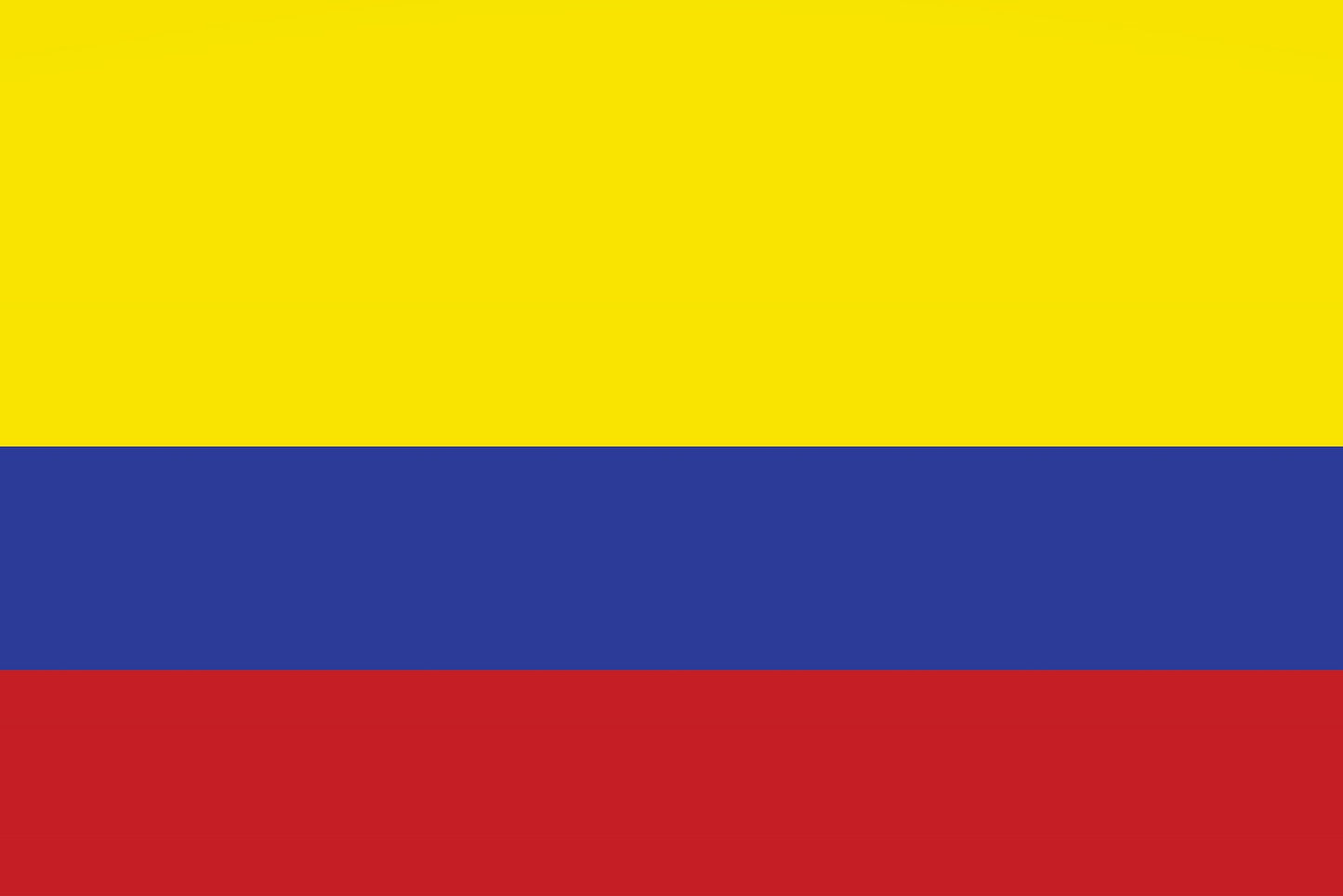 Sticker vlag van Colombia 5-60cm Weerbestendig ES-FL-KOL