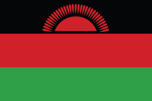 Sticker vlag van Malawi 5-60cm Weerbestendig ES-FL-MLW