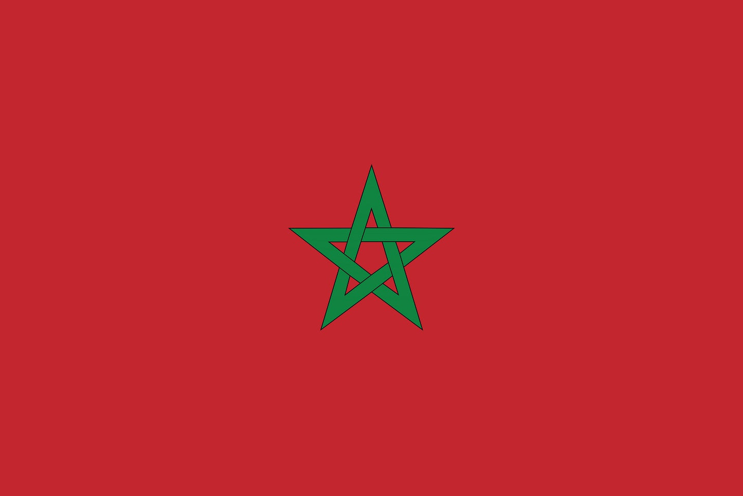 Sticker vlag van Marokko 5-60cm Weerbestendig ES-FL-MRK