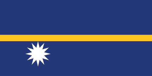 Sticker vlag van Nauru 5-60cm Weerbestendig ES-FL-NAU