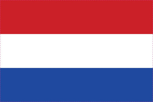 Sticker vlag van Nederland 5-60cm Weerbestendig ES-FL-NIE