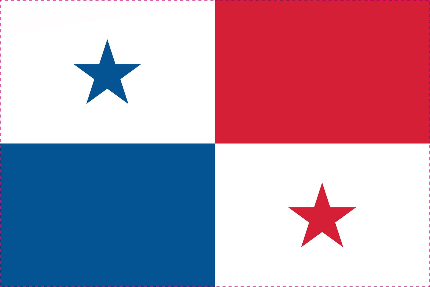 Sticker vlag van Panama 5-60cm Weerbestendig ES-FL-PAN