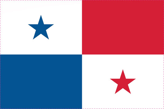 Sticker vlag van Panama 5-60cm Weerbestendig ES-FL-PAN