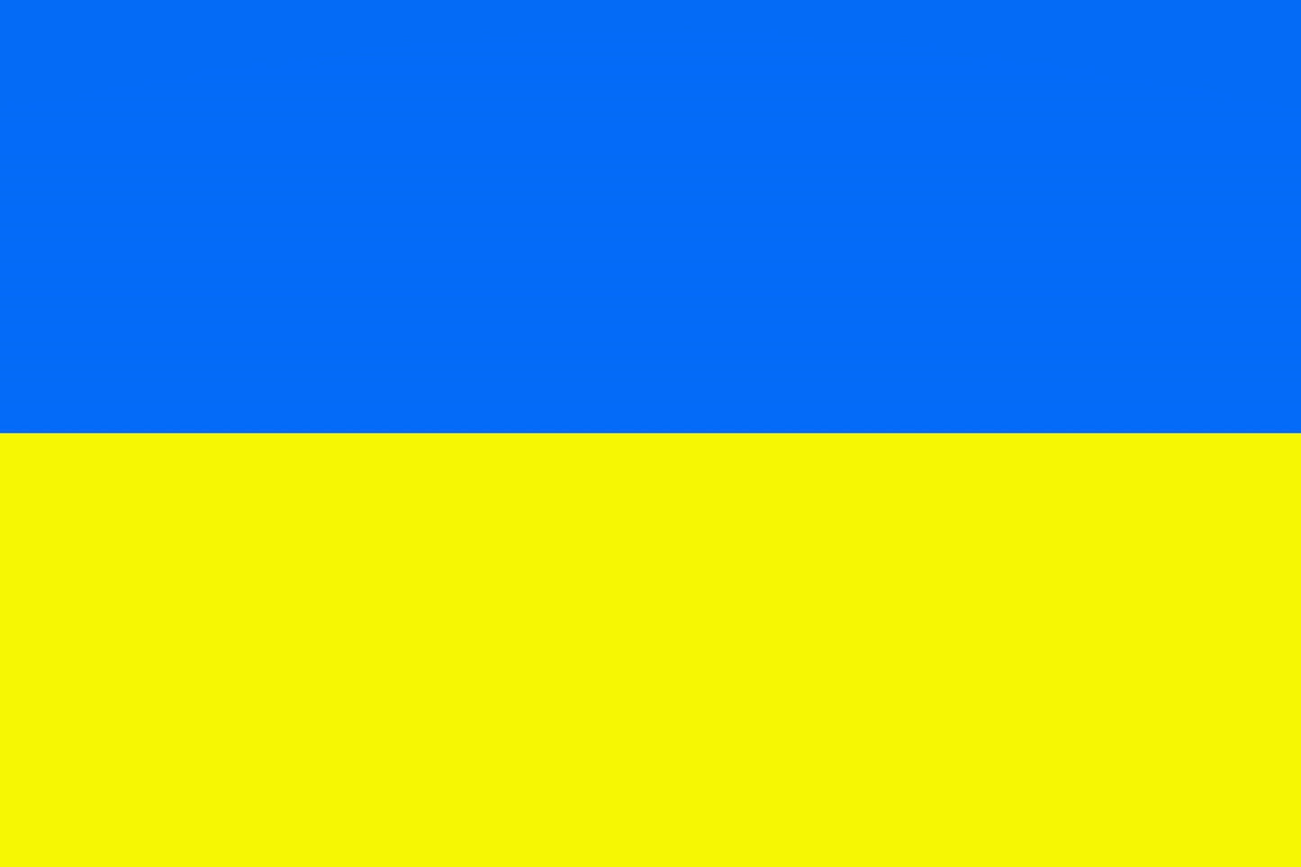 Sticker vlag van Oekraïne 5-60cm Weerbestendig ES-FL-UKR