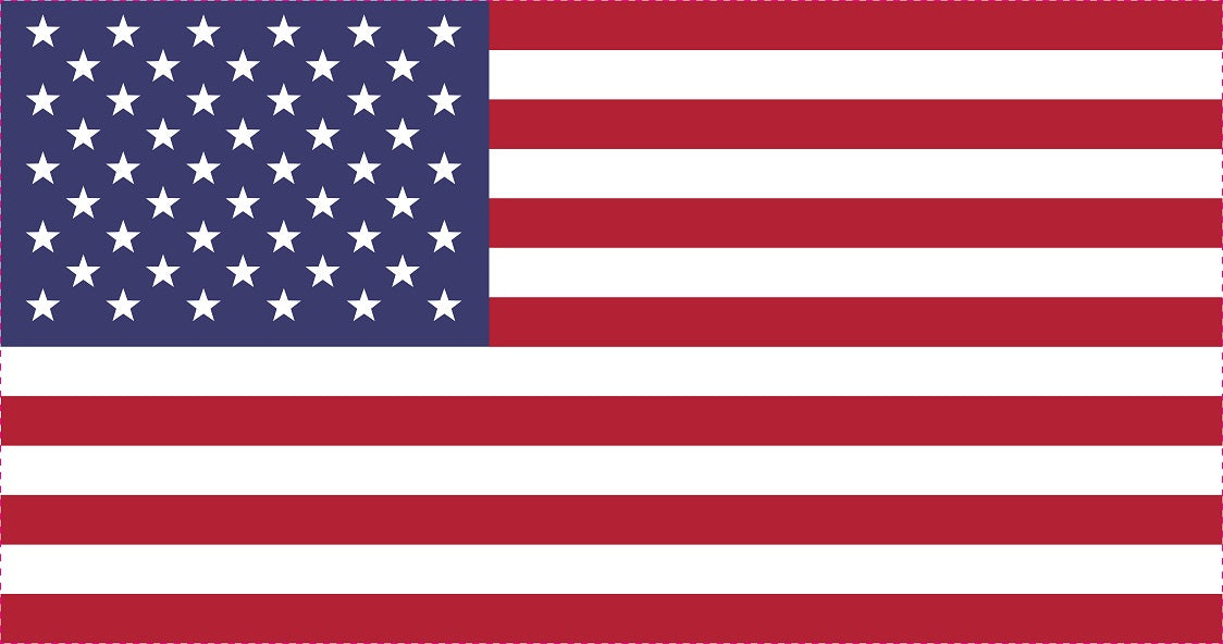 Sticker vlag van VS 5-60cm Weerbestendig ES-FL-USA