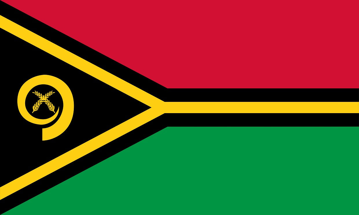 Sticker vlag van Vanuatu 5-60cm Weerbestendig ES-FL-VAN