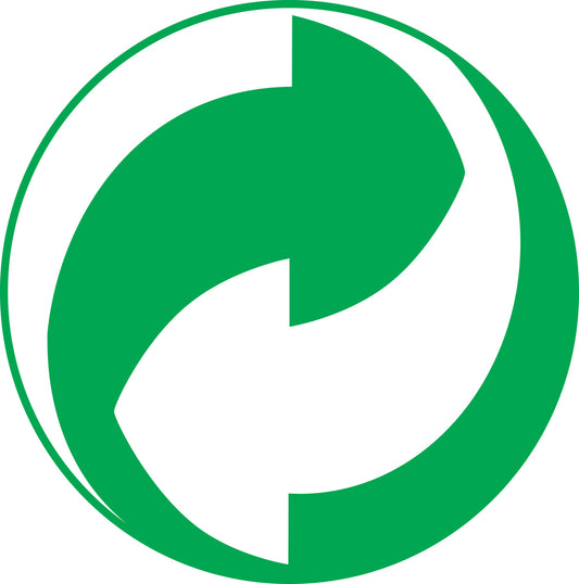 100 recyclingstickers "De Groene Punt" EW-GRPE-100-0