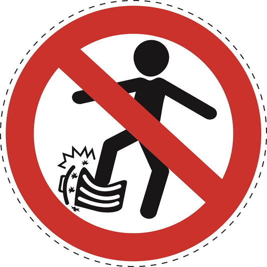 1 stuk Verbodssticker "Geen vandalisme" van PVC-kunststof, ES-SI21500