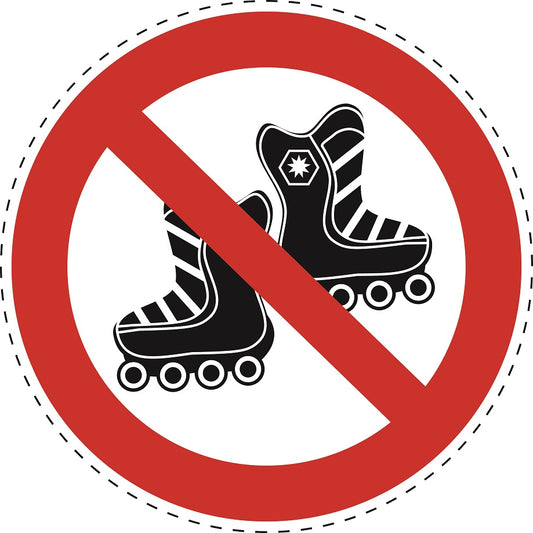 1 stuk Verbodssticker "Geen scooters toegestaan" gemaakt van PVC-kunststof, ES-SI26600