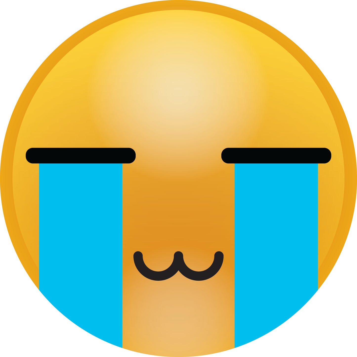 Smiley sticker 2 - 60 cm maat  Hoeveelheden bijzonder goedkoop ES-SMI-10500