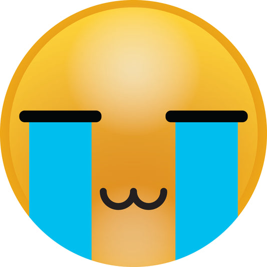 Smiley sticker 2 - 60 cm maat  Hoeveelheden bijzonder goedkoop ES-SMI-10500