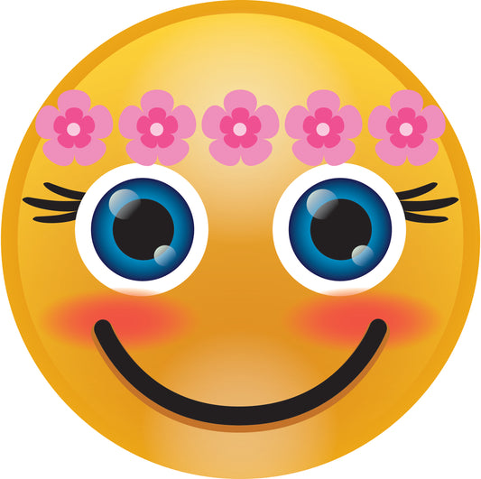 Smiley sticker 2 - 60 cm maat  Hoeveelheden bijzonder goedkoop ES-SMI-10800