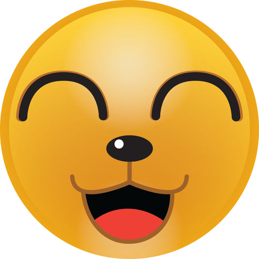 Smiley sticker 2 - 60 cm maat  Hoeveelheden bijzonder goedkoop ES-SMI-10830