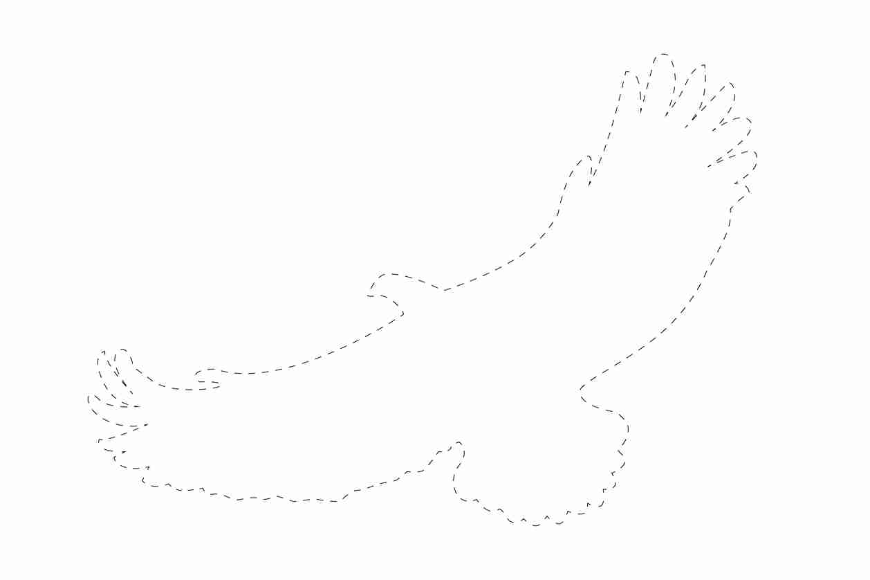 Vogelbeschermingssticker 60-100 cm EW-VOG-110-0, witte kleur, gemaakt van weerbestendig kunststof.