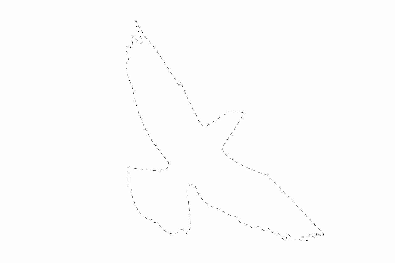 Vogelbeschermingssticker 60-100 cm EW-VOG-70-0, witte kleur, gemaakt van weerbestendig kunststof.