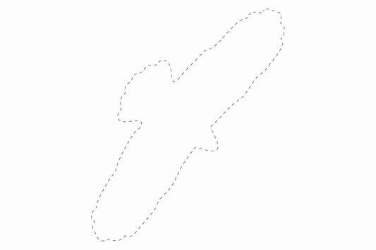 Vogelbeschermingssticker 60-100 cm EW-VOG-90-0, witte kleur, gemaakt van weerbestendig kunststof.