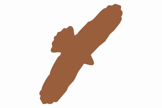 Vogelbeschermingssticker 60-100 cm EW-VOG-90-84, donkerbruine kleur, gemaakt van weerbestendig kunststof.