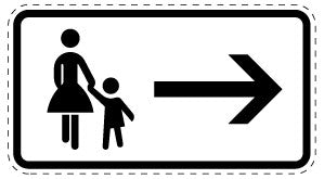 1 Stuk verkeersbord 2–15 cm EW-Verk-1000-22