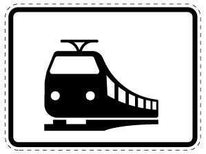 1 Stuk verkeersbord 2–15 cm EW-Verk-1048-18