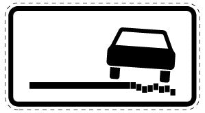 1 Stuk verkeersbord 2–15 cm EW-Verk-1052-38