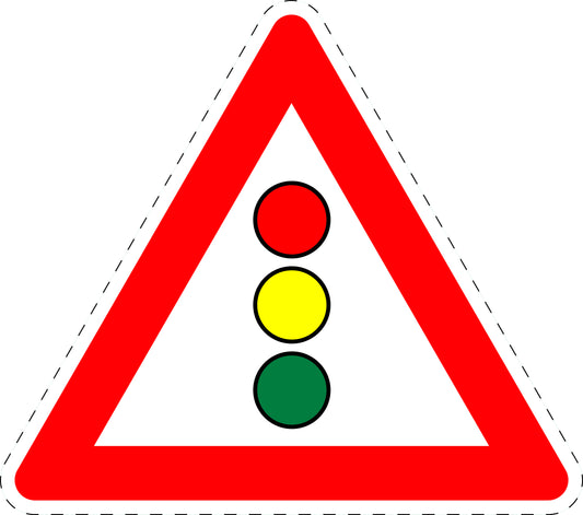 1 Stuk verkeersbord "Verkeerslichten" 20–70 cm EW-Verk-131