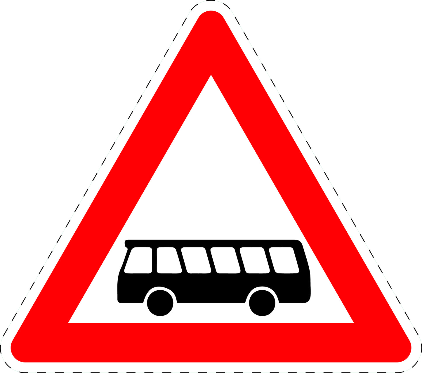 1 stuk verkeersbord "Lijnbussen" 20-70 cm EW-Verk-145