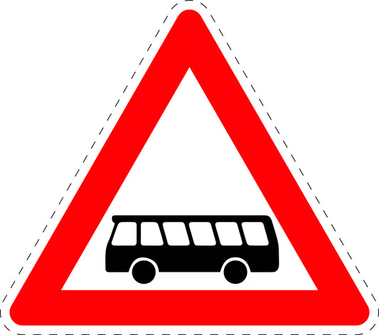 1 stuk verkeersbord "Lijnbussen" 20-70 cm EW-Verk-145
