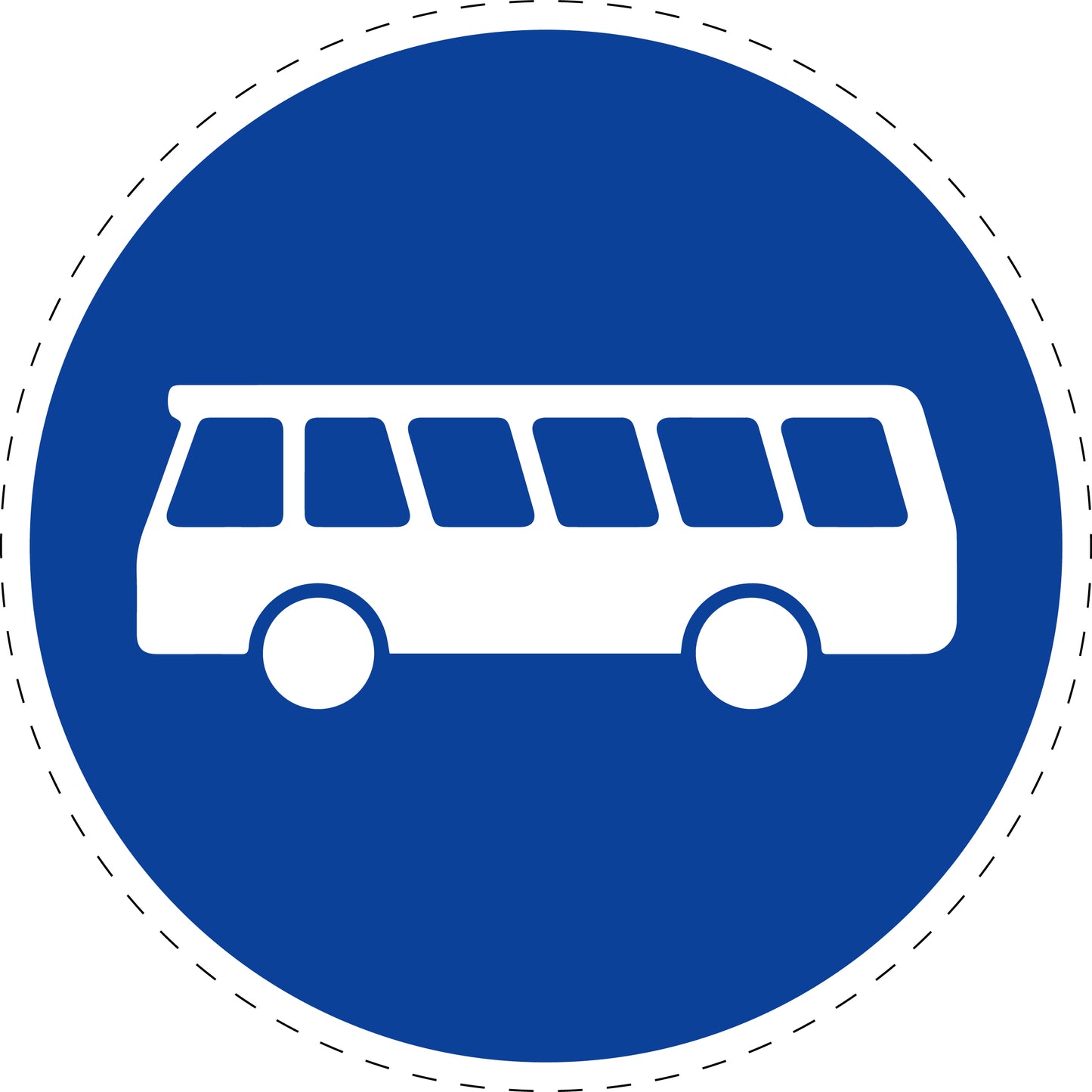 1 stuk verkeersbord "Busbaan" – 2-15 cm – EW-Verk-245