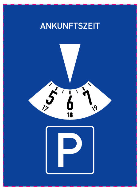 1 Stuk verkeersbord "Parkeerschijf" – 2-15 cm – EW-Verk-291