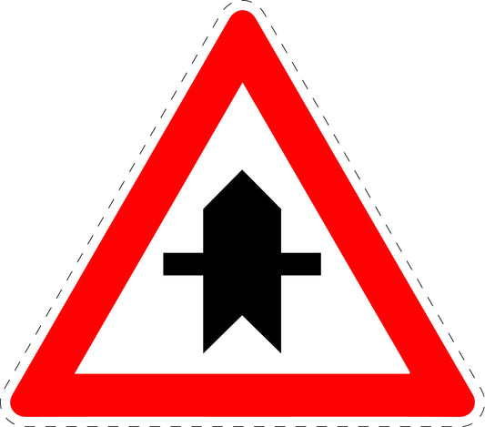 1 Stuk verkeersbord "Voorrang verlenen" – 2-15 cm – EW-Verk-301