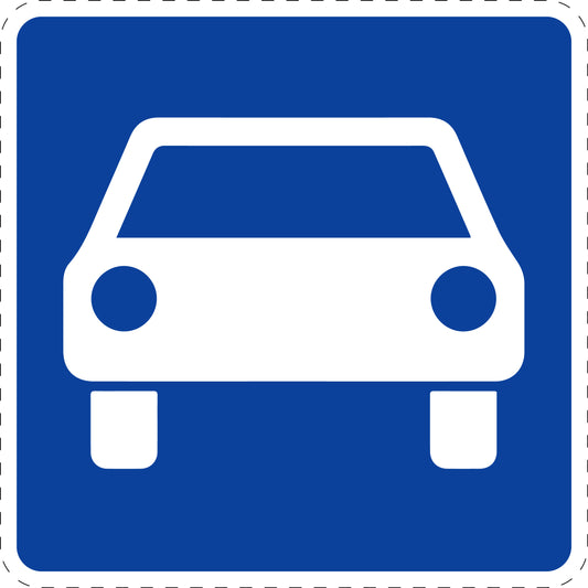 1 Stuk verkeersbord "Autoweg" 20–70 cm EW-Verk-331