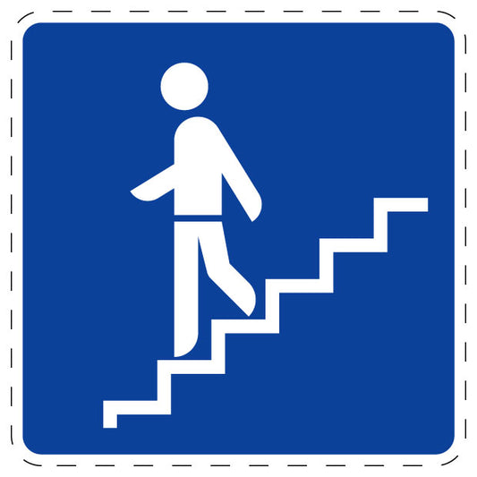 1 Stuk verkeersbord "Voetgangerstunnel" 2–15 cm EW-Verk-355-10