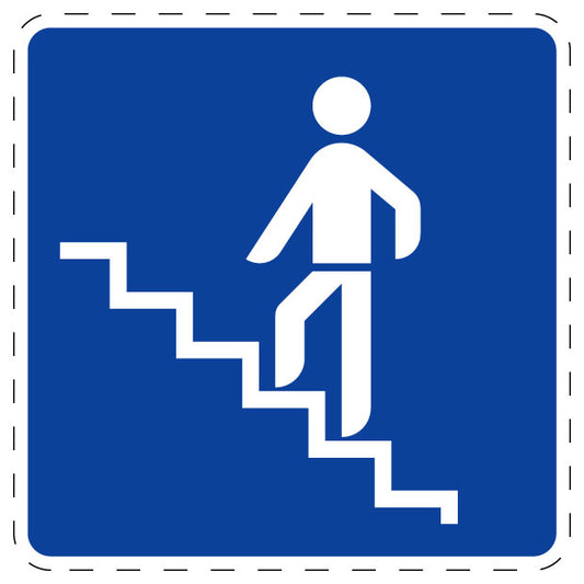 1 Stuk verkeersbord "Voetgangersbrug" 2–15 cm EW-Verk-355-11