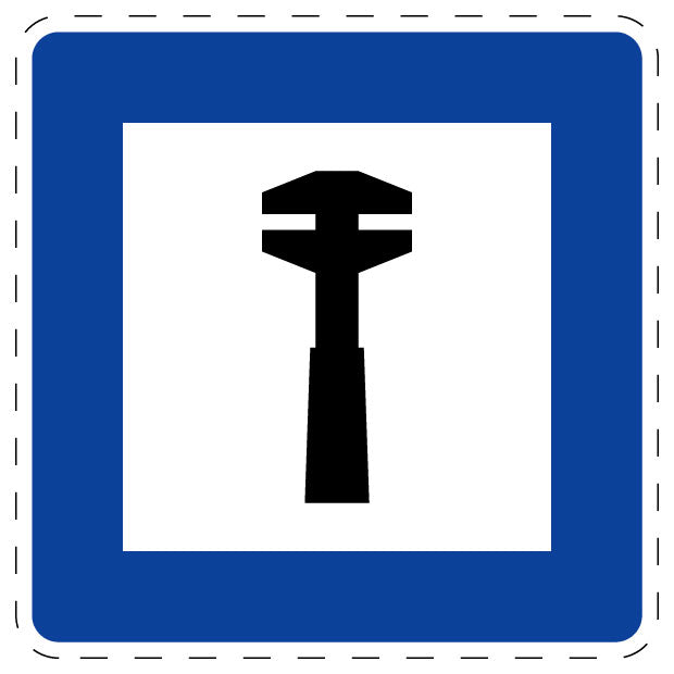 1 Stuk verkeersbord "Pechhulp" 20–70 cm EW-Verk-359