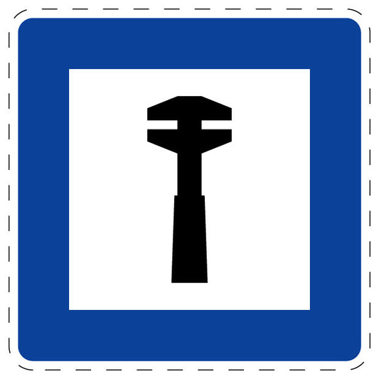 1 Stuk verkeersbord "Pechhulp" 20–70 cm EW-Verk-359