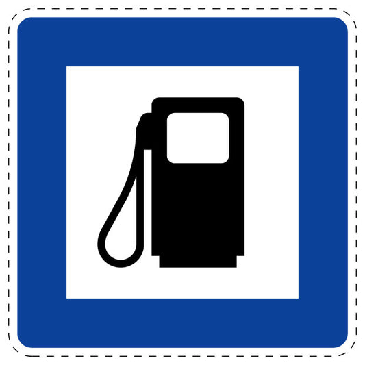 1 Stuk verkeersbord "Tankstation" 20–70 cm EW-Verk-361-50