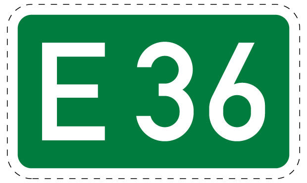 1 Stuk verkeersbord 2–15 cm EW-Verk-410