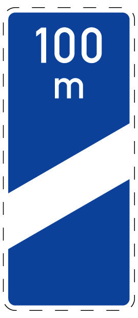 1 Stuk verkeersbord 20–70 cm EW-Verk-452