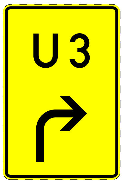 1 Stuk verkeersbord 20–70 cm EW-Verk-455-20
